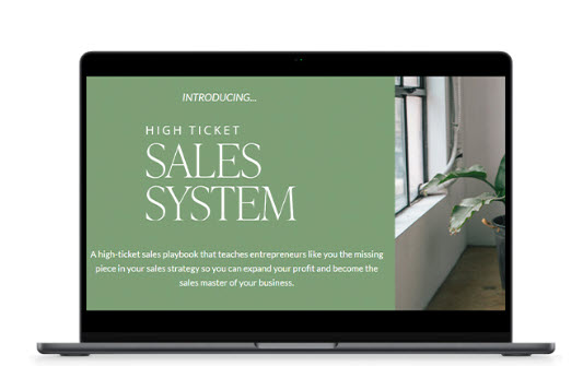 Shannon Matson – High Ticket Sales System