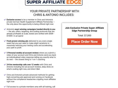 Chris Reader – Super Affiliate Edge