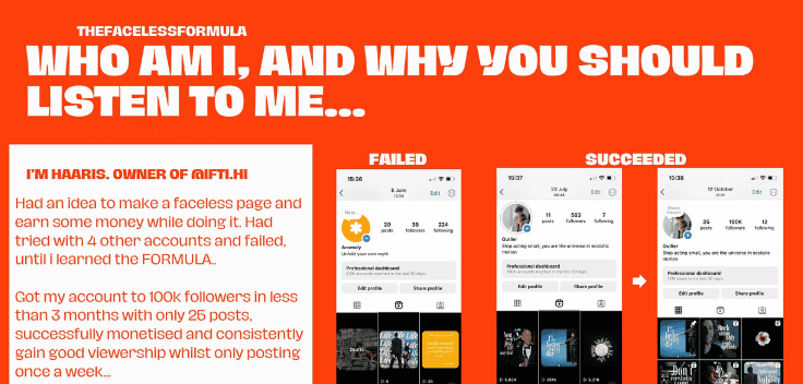 Haaris Iftikhar – TheFacelessFormula Facebook marketing guide for getWSOdownload with success tips and strategies.