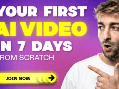 Sebastien Jefferies – AI Creator Lab Promotional image for AI video creation course from scratch in 7 days.
